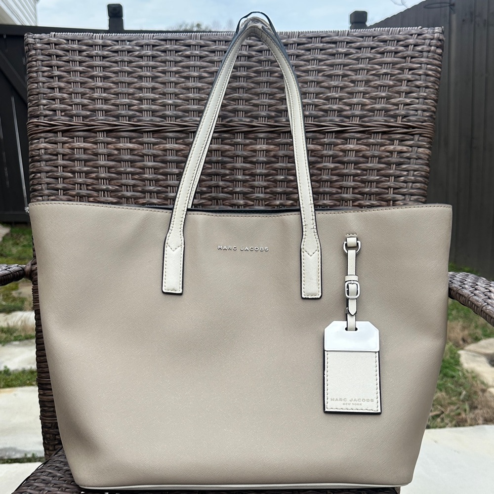 Marc Jacobs Cream and Black Tote